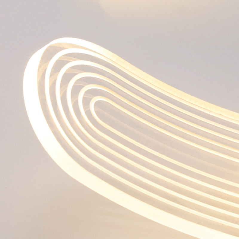 Modern Unique Shape Wall Light Fixture 1 Light Wall Mounted Lighting