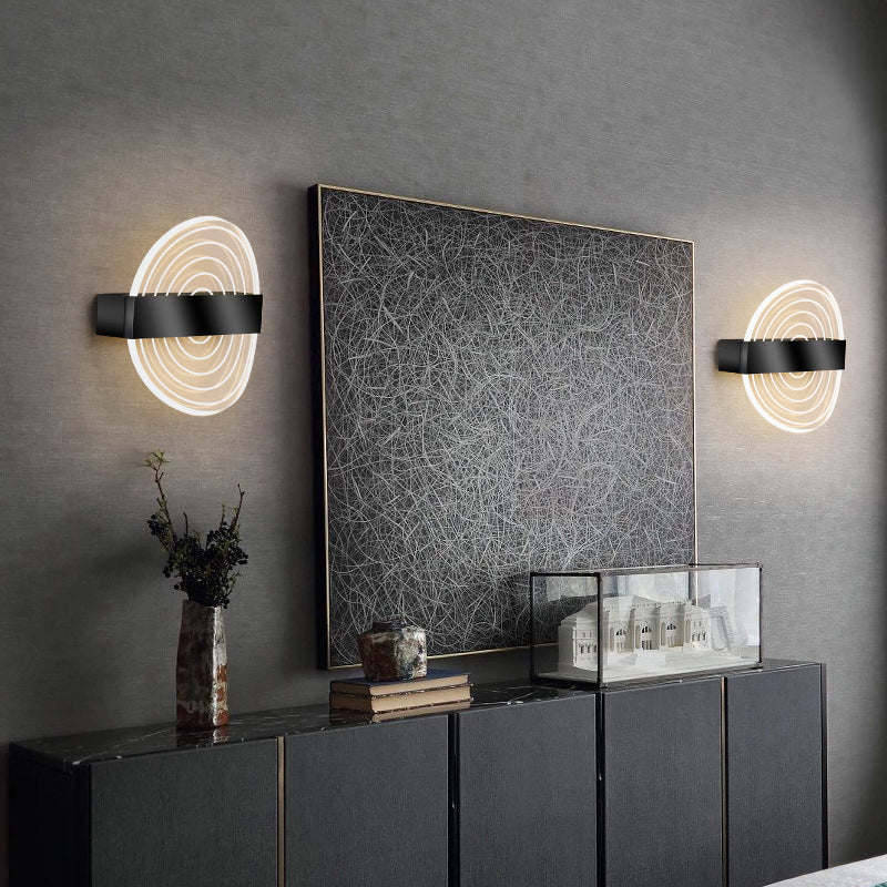 Modern Unique Shape Wall Light Fixture 1 Light Wall Mounted Lighting