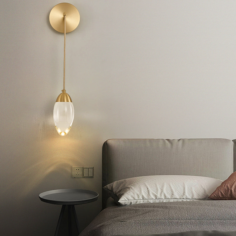 Post-Modern Wall Sconce Crystal LED Sconce Lighting for Bedroom