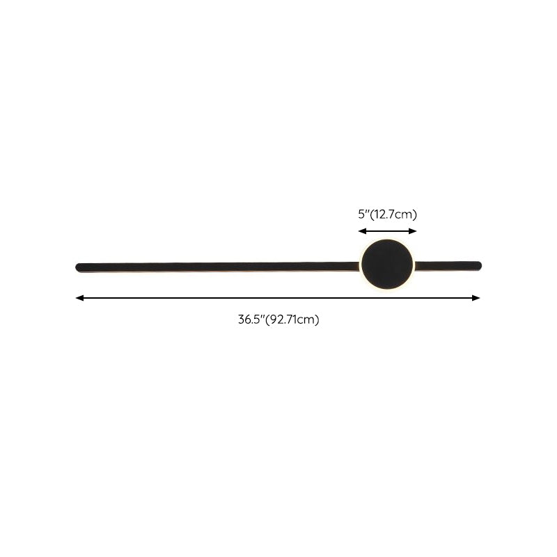 Modern Wall Light Fixture Metal 2 Light Wall Mounted Lighting for Living Room