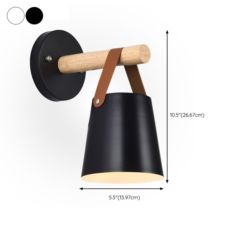 Modern Style Metallic Wall Light Minimalist Wall Light Sconce for Bedroom