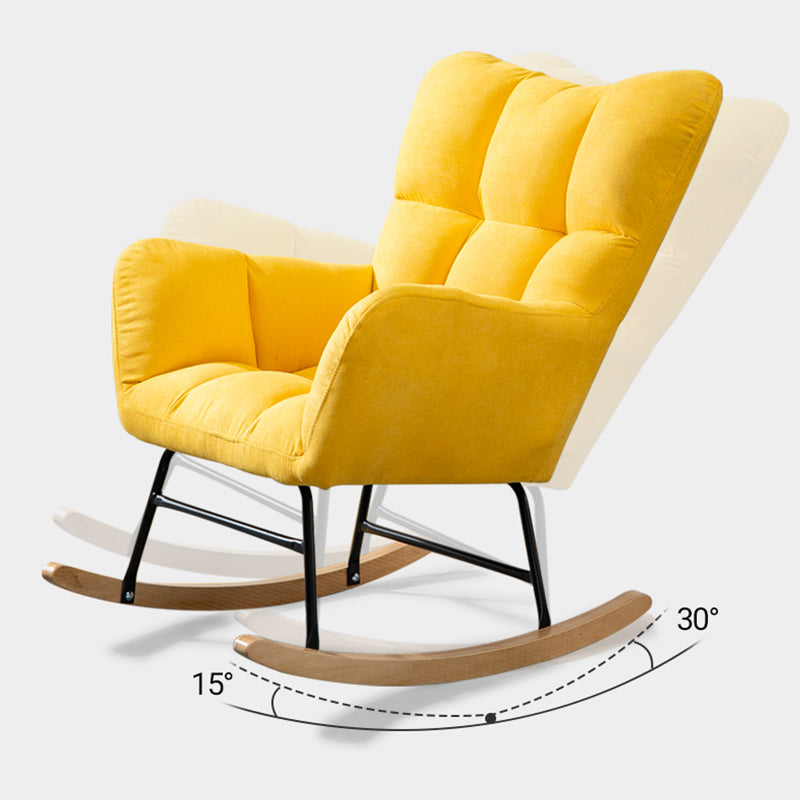 Simple Nordic Style Rocking Chair Balcony Lounge Recliner Sofa Rocking Chair