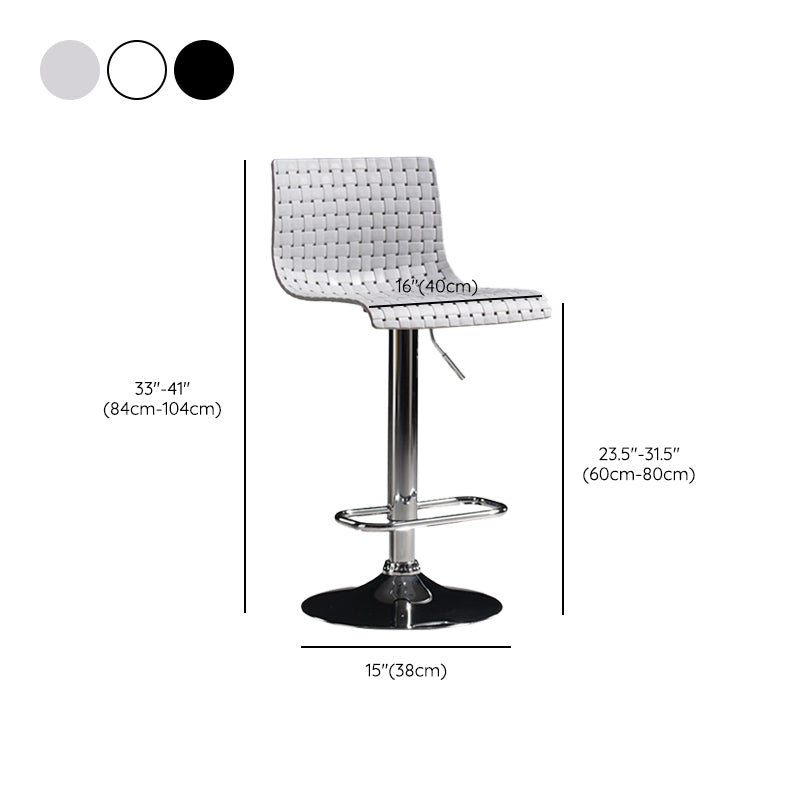 Plastic Bar Stool Adjustable Height Counter Stool for Bristol
