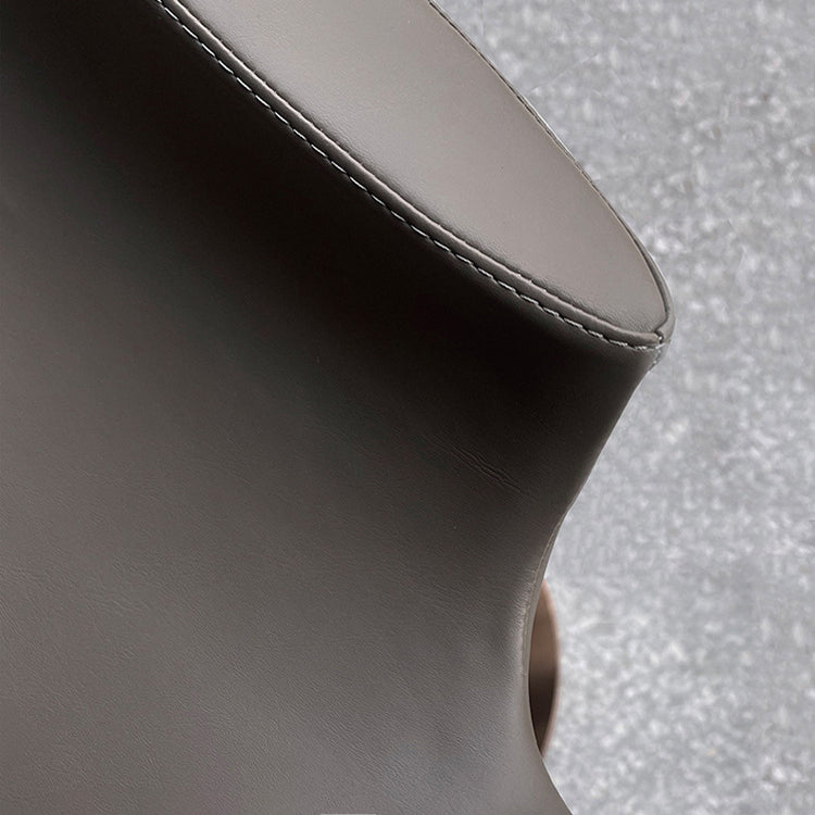 Contemporary Backless Dining Stool Adjustable Height Bar Stool with Footrest