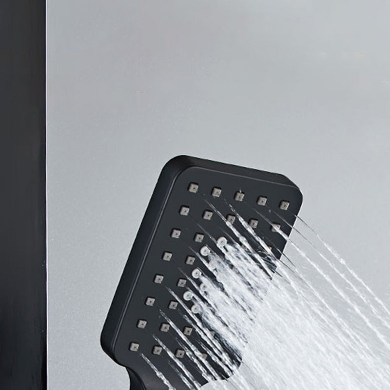 Contemporary Shower Set Slide Bar Adjustable Shower Head Wall Mounted Shower System