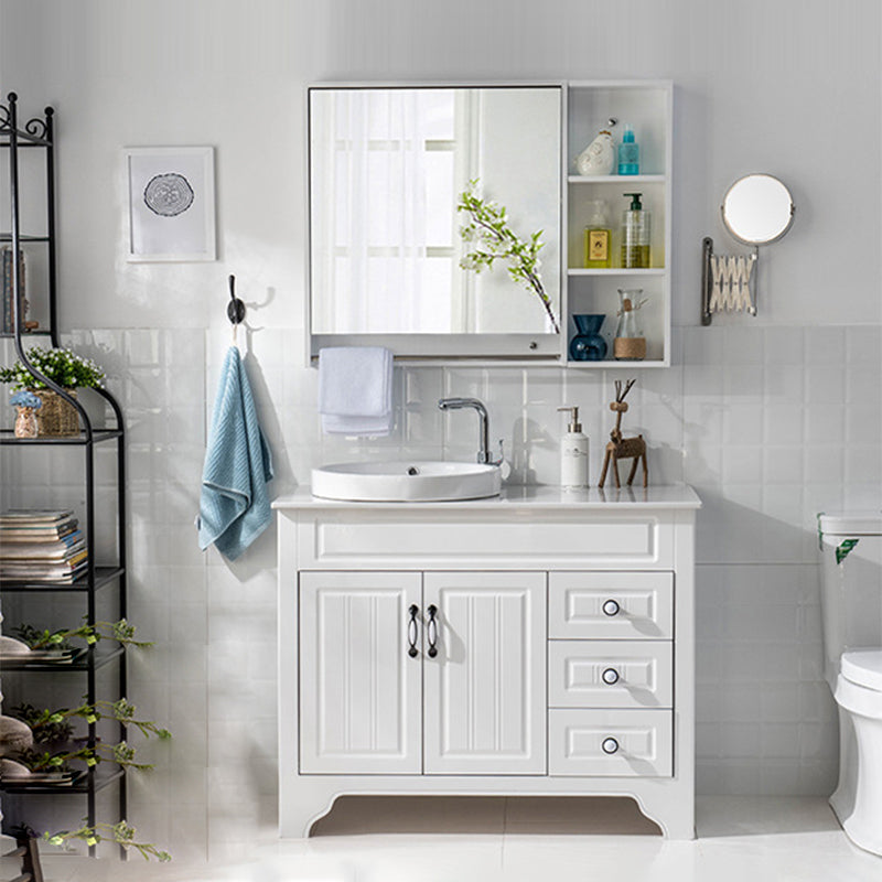 Modern Bathroom Vanity Set Wooden Freestanding Bathroom Vanity Set