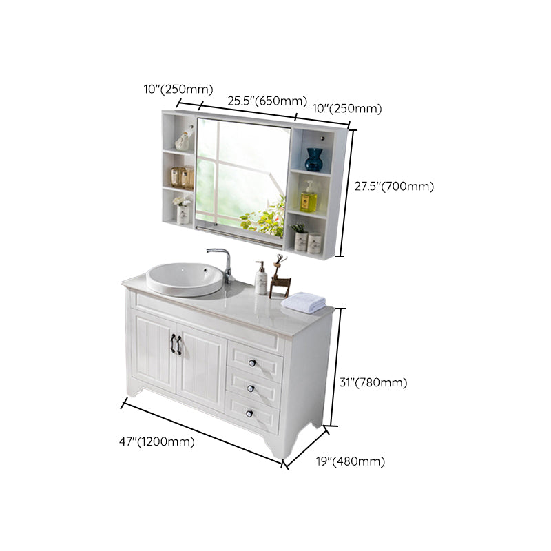 Modern Bathroom Vanity Set Wooden Freestanding Bathroom Vanity Set