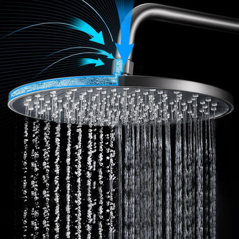 Modern Bathroom Standard Shower Head Rain Fall Square Ceiling Mounted Shower Head
