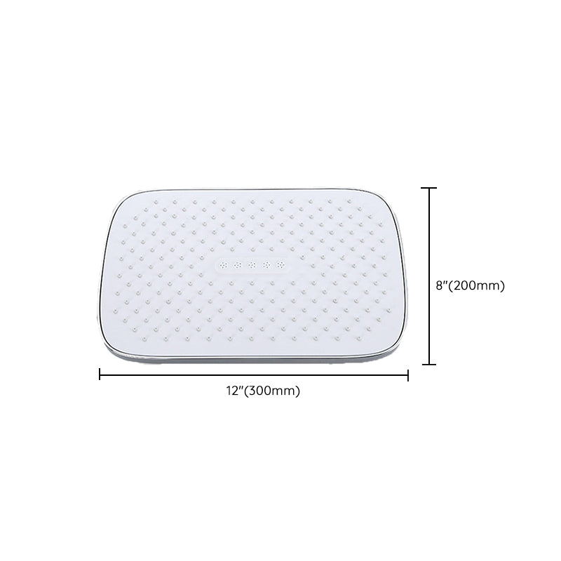 Modern Bathroom Standard Shower Head Rain Fall Square Ceiling Mounted Shower Head