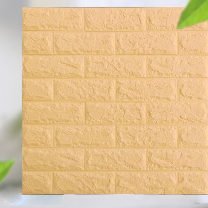 Industrial Wall Plank 3D Print Bedroom Living Room Wall Panels Set of 10