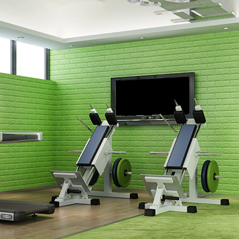 Industrial Wall Plank 3D Print Bedroom Living Room Wall Panels Set of 10