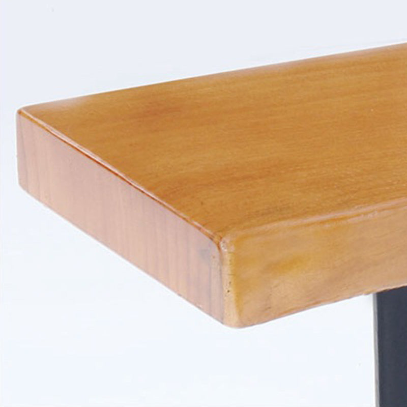 Modern Bar Height Table Solid Wood Top Bistro Bar Table for Living Room