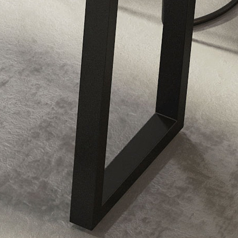 Modern Bar Height Table Solid Wood Top Bistro Pub Table with Sled Base