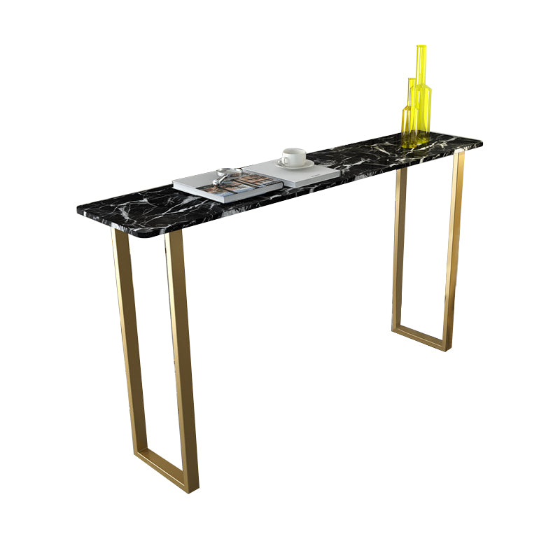 Faux Marble Table Modern Style Bistro Bar Table for Living Room