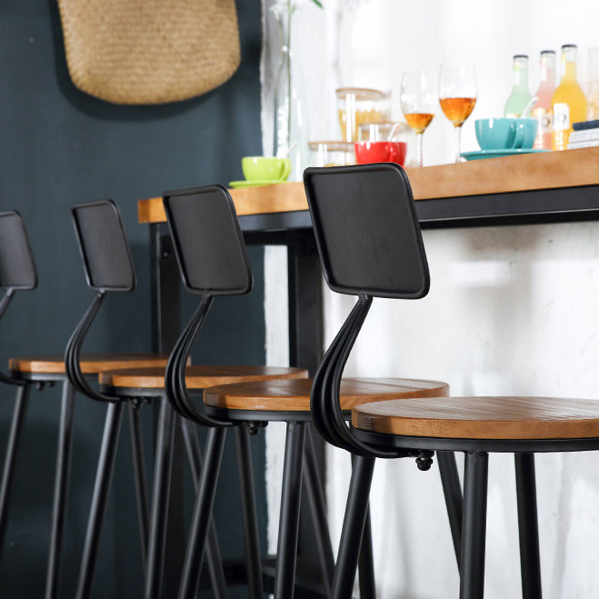 Industrial Bar Stool and Table Set 1/4/5 Pieces Pub Dining Set