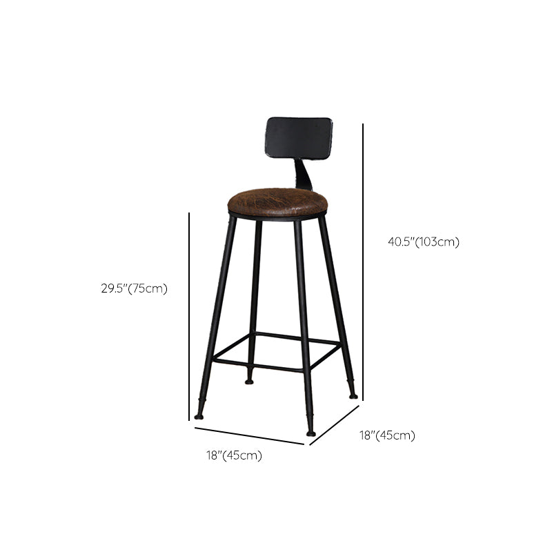 Industrial Bar Stool and Table Set 1/4/5 Pieces Pub Dining Set