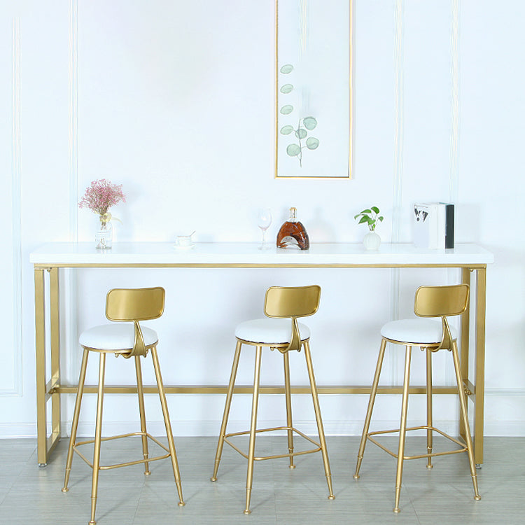 1/3/4 Pieces Pub Dining Set Solid Wood Rectangular Table and Stool Set