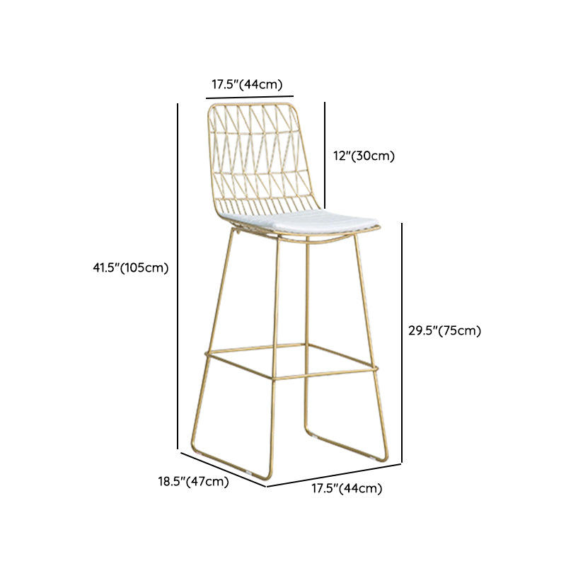 Glam Style Bar Table Set 1/7 Pieces Solid Wood Counter Table with Upholstered Stools