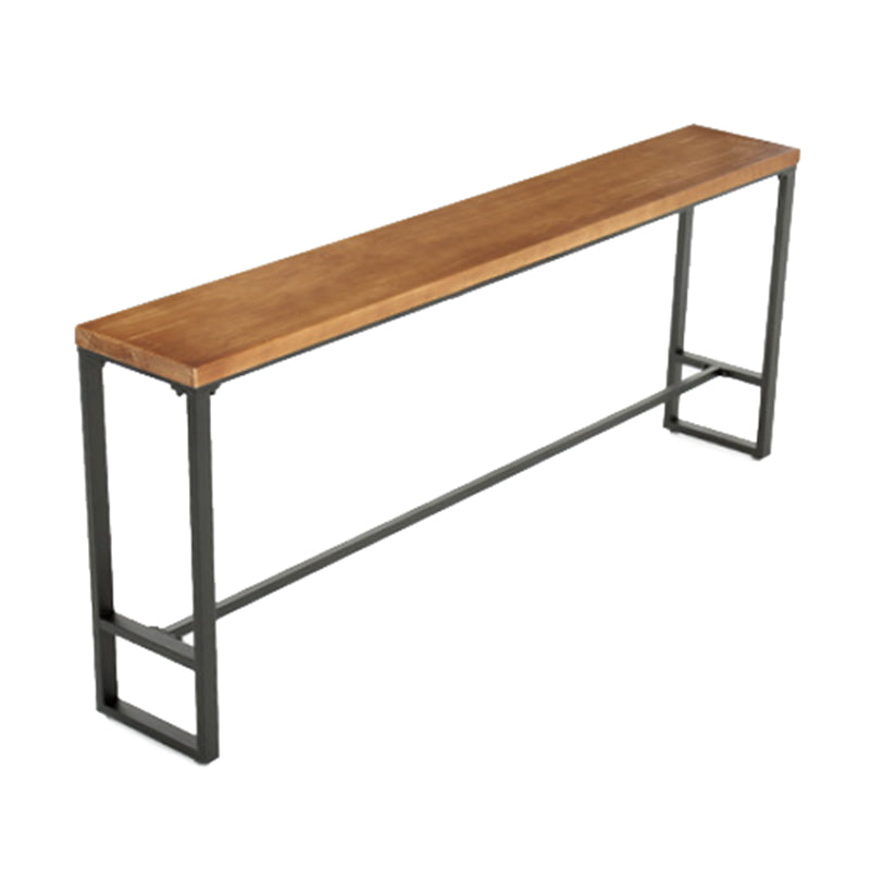Industrial Rectangle Bar Table Set 1/4/5/9 Pieces Solid Wood Counter Table Set