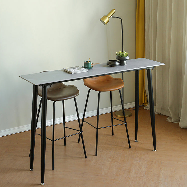 1/2/3/5 Pieces Pub Dining Set Rectangular Table and Stool Set