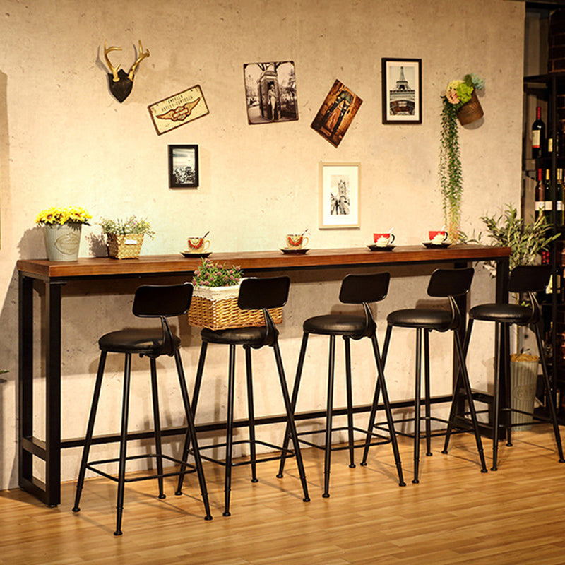 1/6/11 Pieces Bar Stool and Table Set Industrial Pub Dining Set