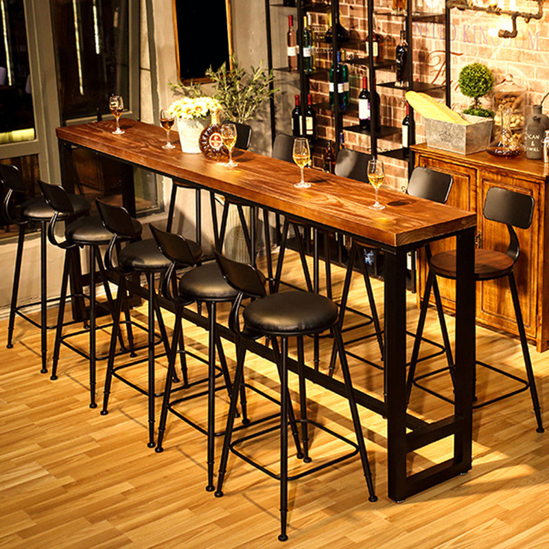 1/6/11 Pieces Bar Stool and Table Set Industrial Pub Dining Set