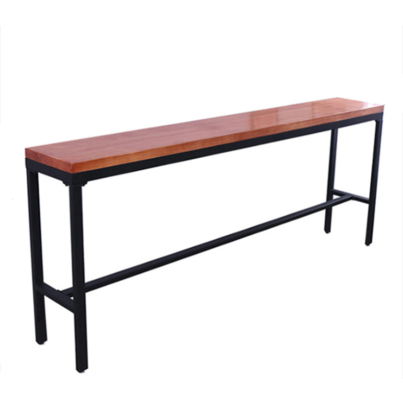 Contemporary Bar Table Set 1/6/11 Pieces Rectangle Solid Wood Counter Table