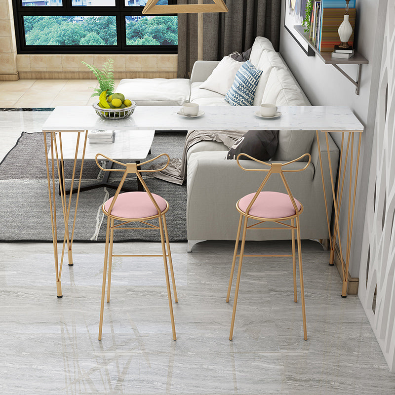 Solid Wood Bar Table Set Glam Rectangle 1/3/5 Pieces Pub Table Set