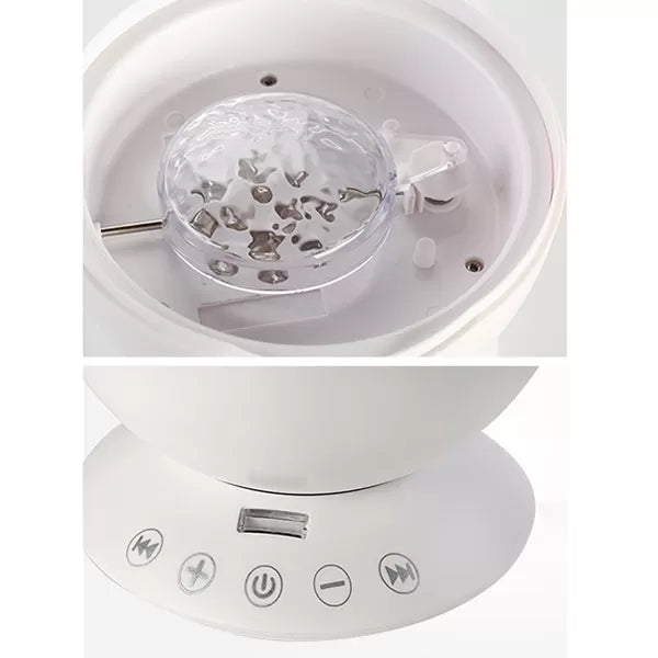 Bowl Shape Party Projector Light Plastic Romantic Portable Night Light