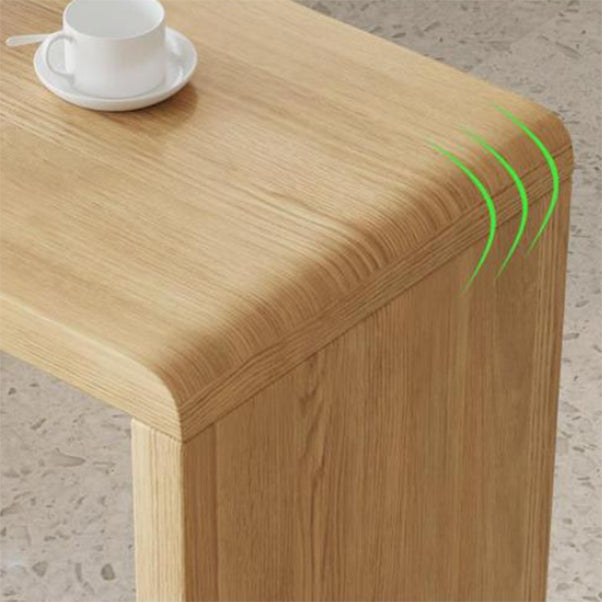 Modern Rectangle Pub Table Set 1/2/3 Pieces Solid Wood Counter Table for Indoor