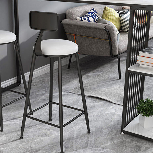 Modern Bar Table Set 1/2/3 Pieces Faux Marble Counter Table with Upholstered Stools