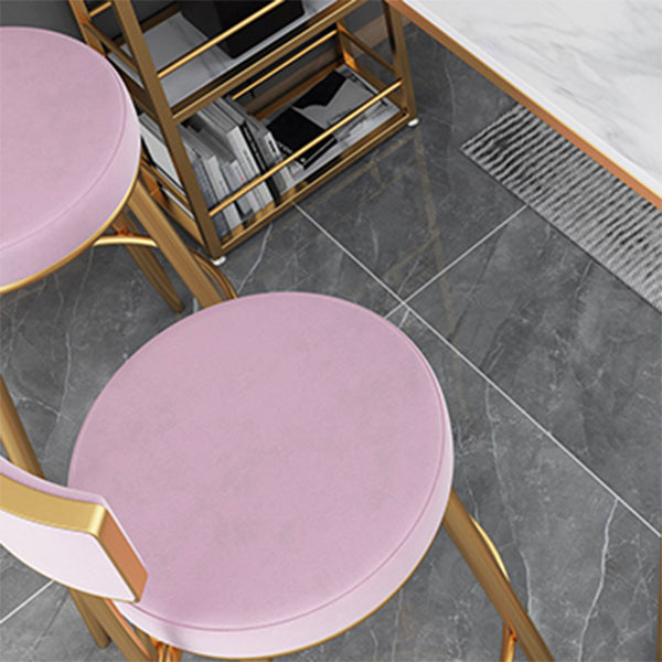 Modern Bar Table Set 1/2/3 Pieces Stone Bar Table and Stool Set