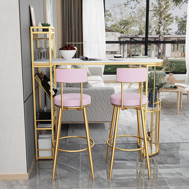 Modern Bar Table Set 1/2/3 Pieces Stone Bar Table and Stool Set