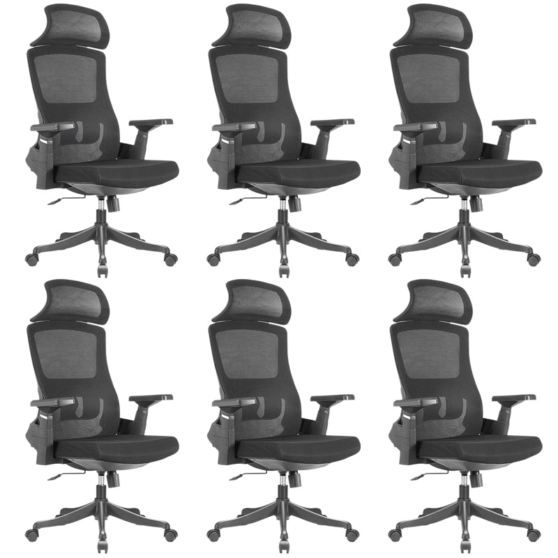 Modern Arms Included Chair High Back Mesh Desk Chair with Wheels