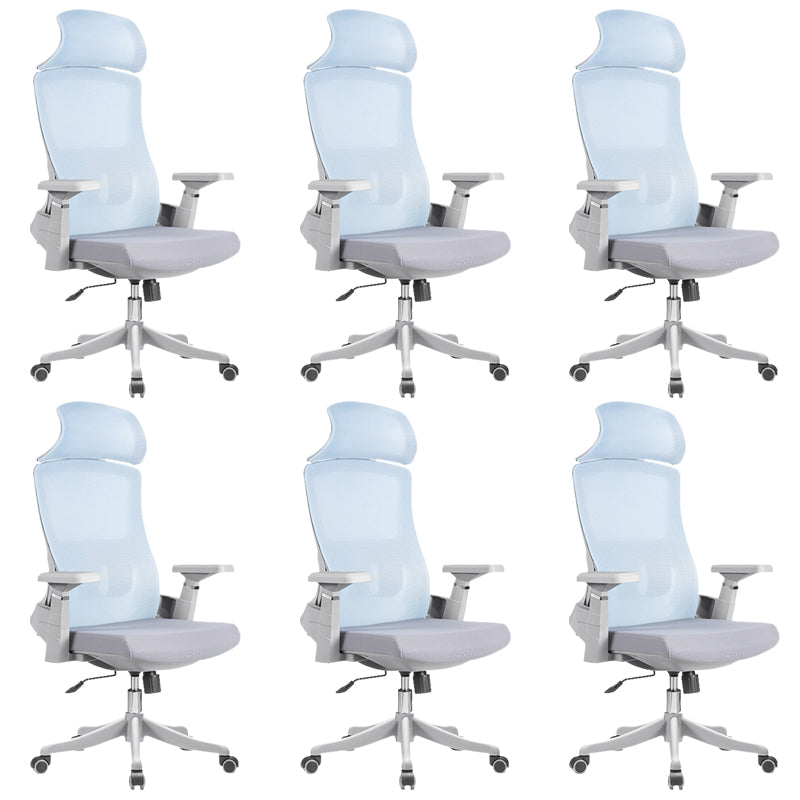 Modern Arms Included Chair High Back Mesh Desk Chair with Wheels