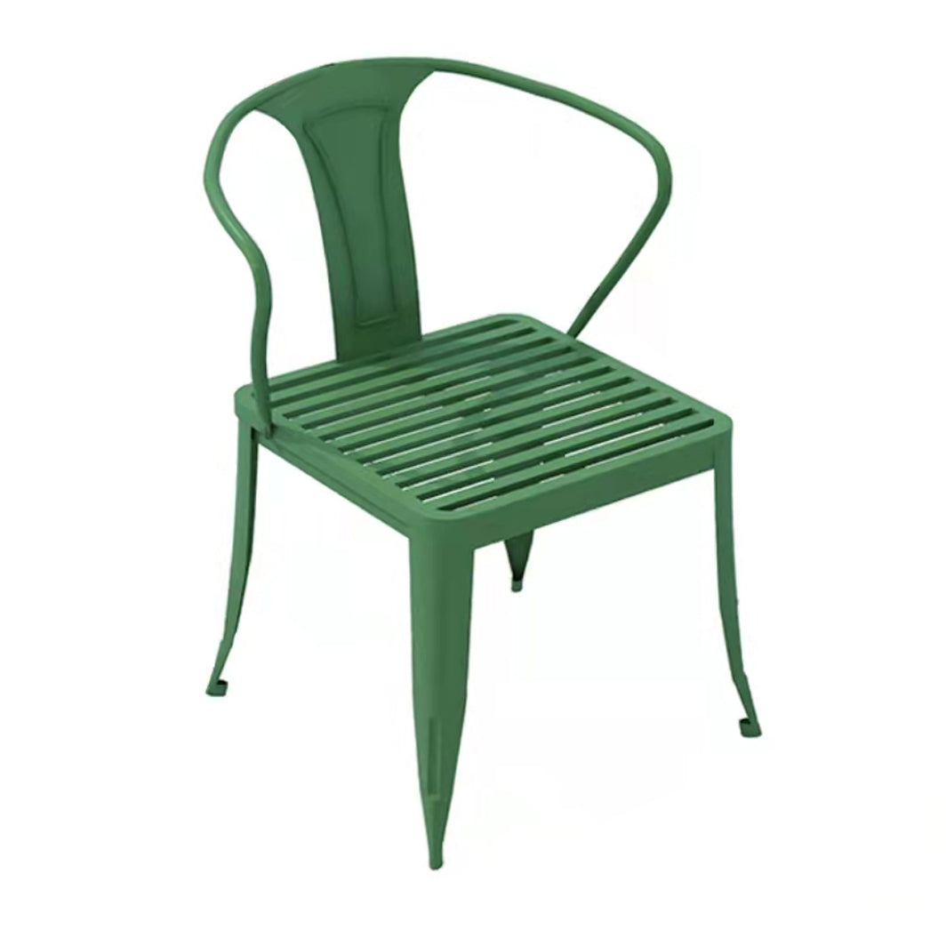 Modern Rectangular Dining Table Set 1/5/7 Pcs Metal Dining Set