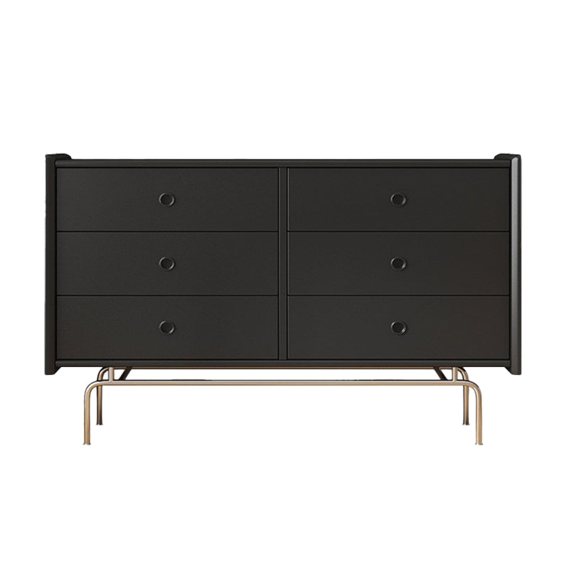 Ultra-Modern Double Dresser Solid Pine Storage Chest Dresser for Bedroom