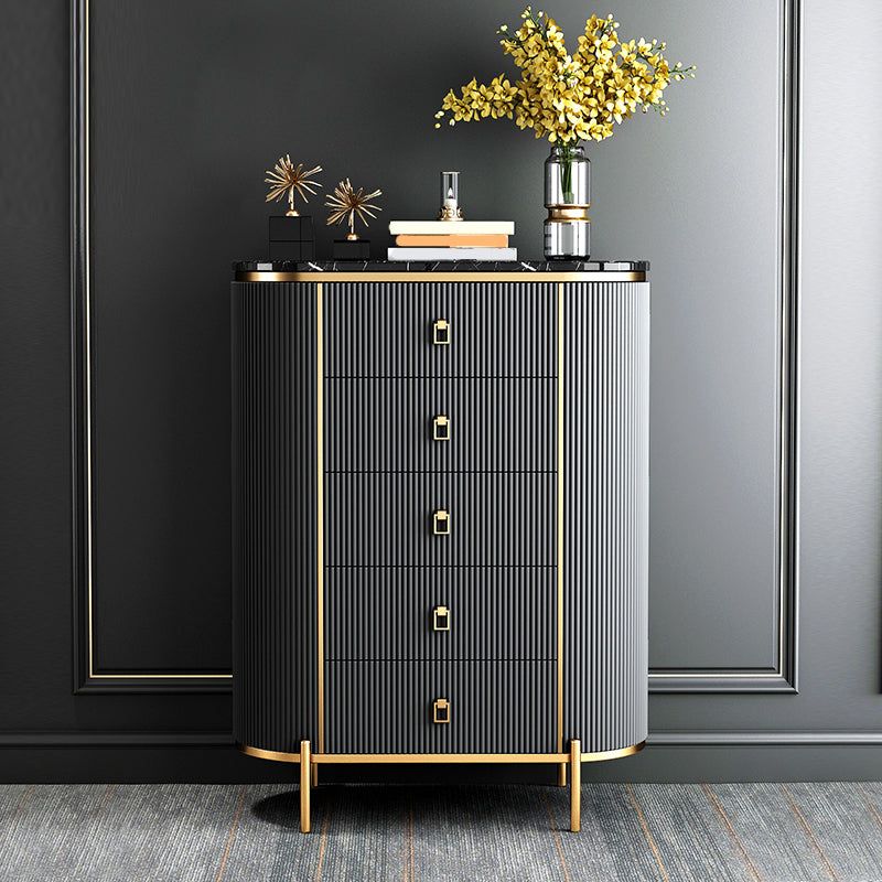 Classic Glam Storage Chest Stone Storage Chest Dresser with 3/4/5 Drawers