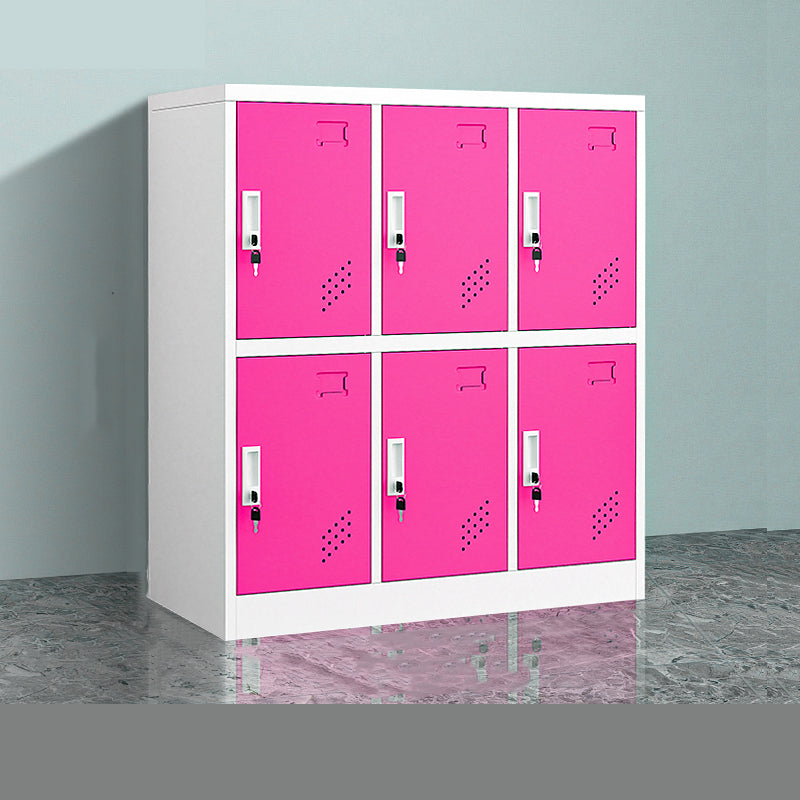 35.4"L x 16.5"W x 39.4"H Modern Wardrobe Armoire Steel Storage Cabinet