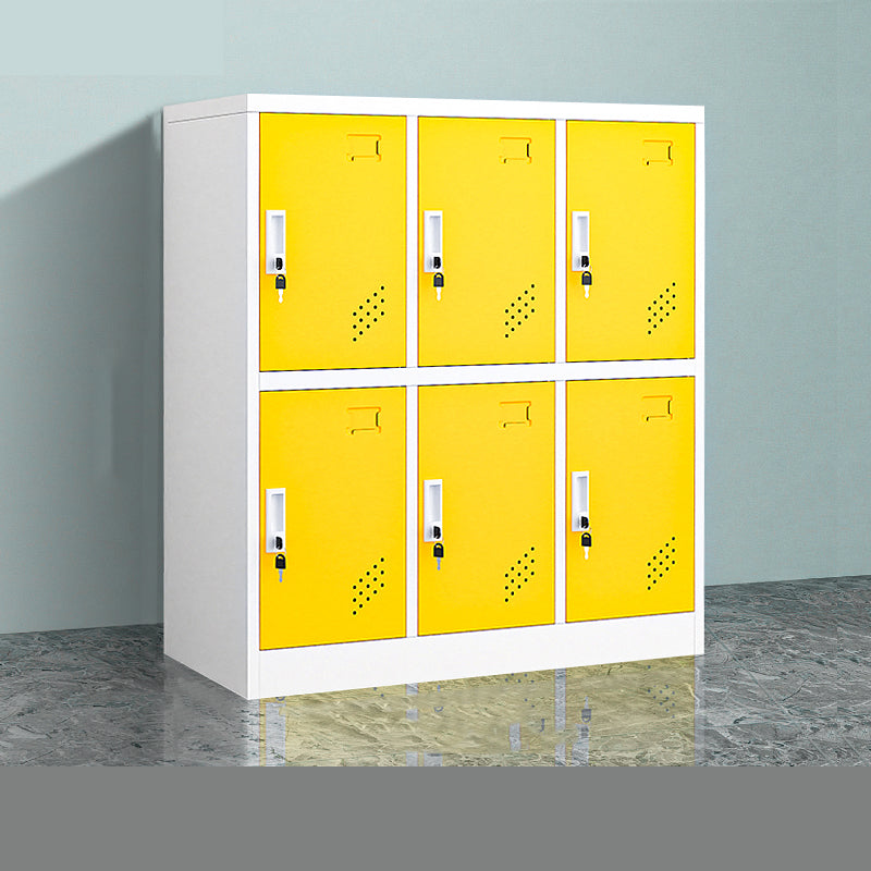 35.4"L x 16.5"W x 39.4"H Modern Wardrobe Armoire Steel Storage Cabinet