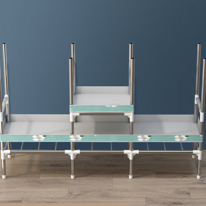 Modern Metal Wardrobe Cloth Rod Included Wardrobe Closet with Shelves