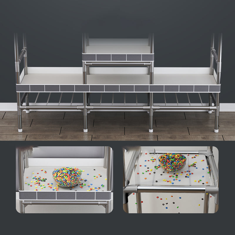 Contemporary Style Metal Wardrobe 1-door Wardrobe Closet for Bedroom