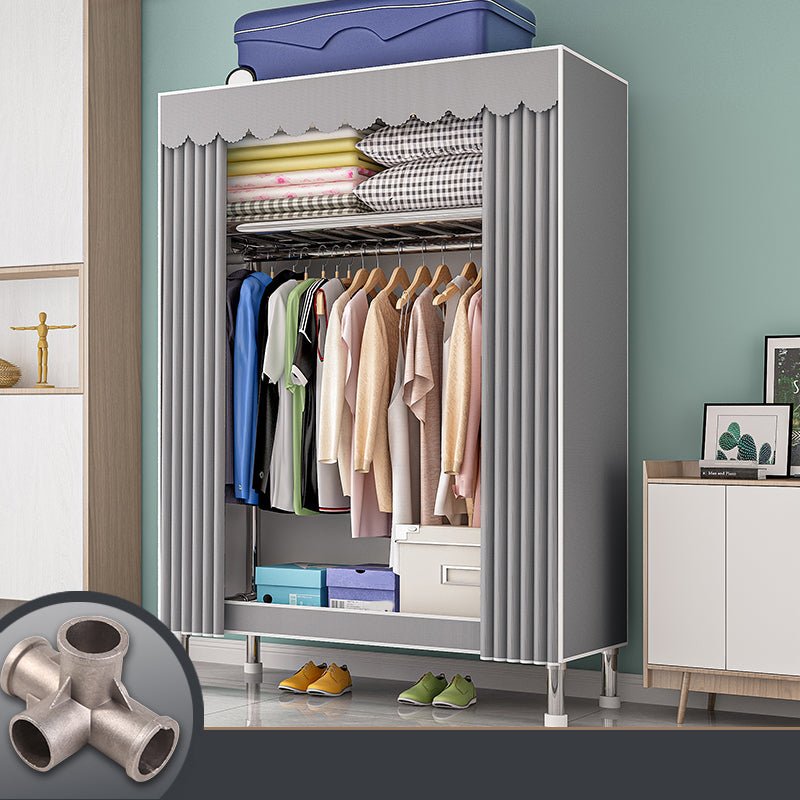 Contemporary Indoor Cabinet Matte Finish Wardrobe for Bedroom