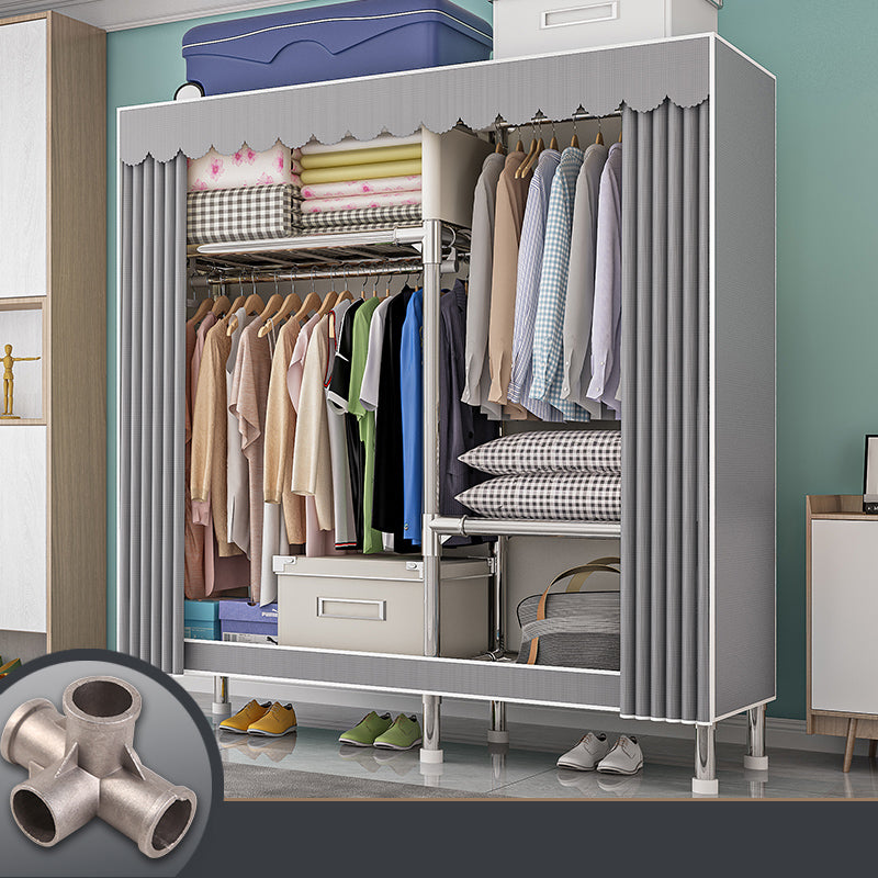 Contemporary Indoor Cabinet Matte Finish Wardrobe for Bedroom