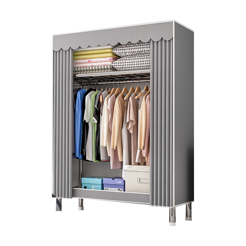 Contemporary Indoor Cabinet Matte Finish Wardrobe for Bedroom