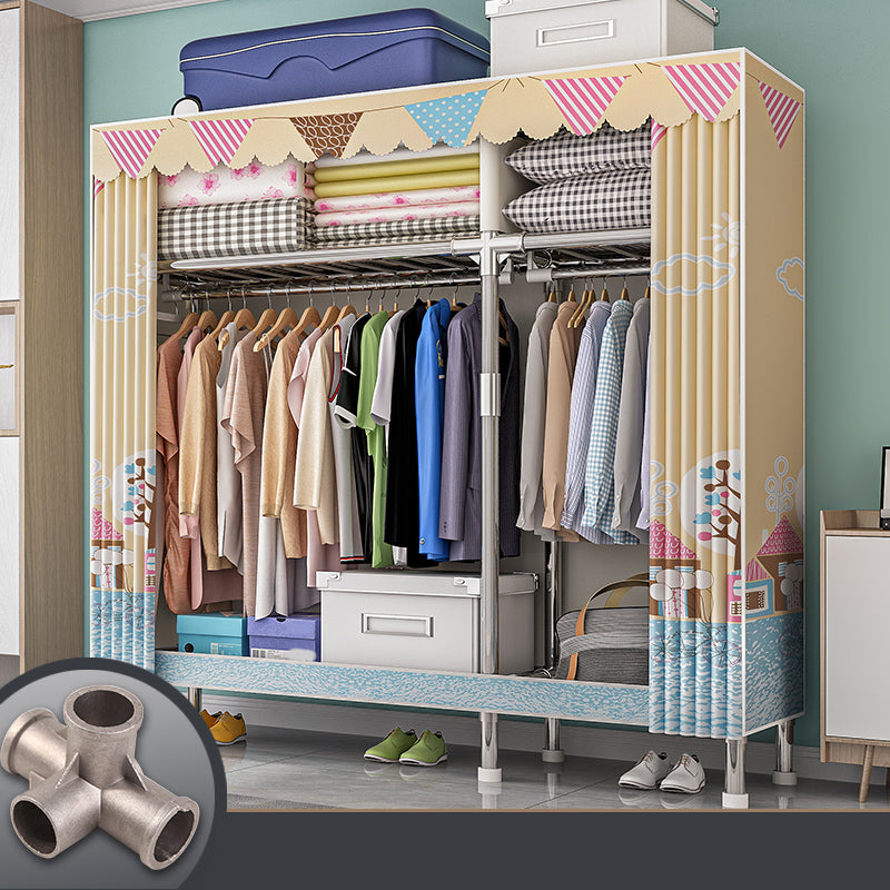 Contemporary Indoor Cabinet Matte Finish Wardrobe for Bedroom