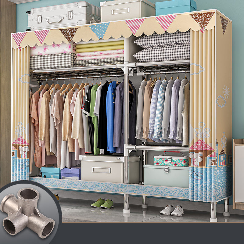 Contemporary Indoor Cabinet Matte Finish Wardrobe for Bedroom