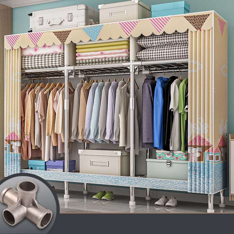 Contemporary Indoor Cabinet Matte Finish Wardrobe for Bedroom