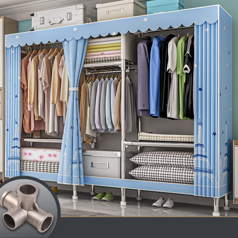 Contemporary Indoor Cabinet Matte Finish Wardrobe for Bedroom