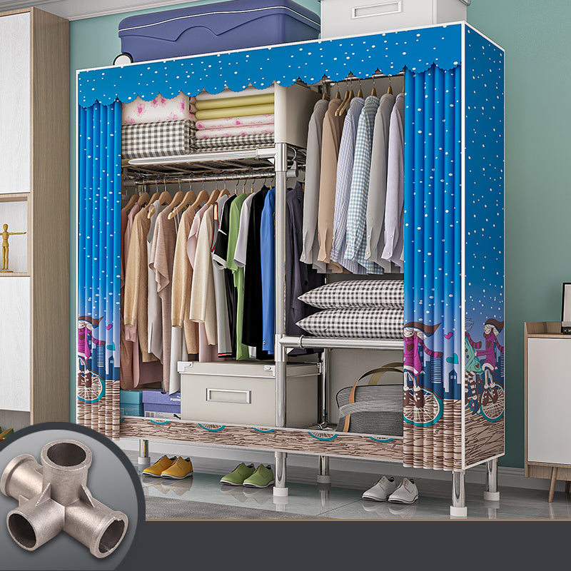 Contemporary Indoor Cabinet Matte Finish Wardrobe for Bedroom